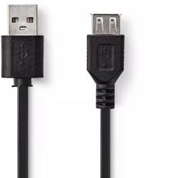 Nedis Cablu Nedis USB 2.0 A tata - USB A mama 2m (CCGP60010BK20) - pretexpert