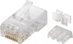 Goobay Mufa retea RJ45 8P8C Cat6A neecranat contacte aurite 50u Goobay (72501) - pretexpert