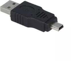 VCOM Adaptor USB 2.0 USB A tata - mufa tata USB B mini mufa nichelat VCOM CA412-PB (CA412) - pretexpert