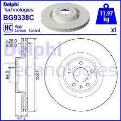Delphi Frana disc Disc frana Delphi BG9338C (DELPHIBG9338C)