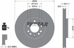 Textar Frana disc Disc frana Textar 92110905 (TEXTAR92110905)