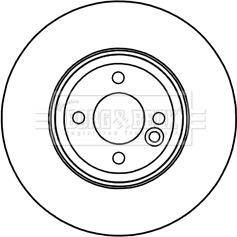 Delphi Frana disc Disc frana Delphi BG4184 - compatibil Mini (DELPHIBG4184)