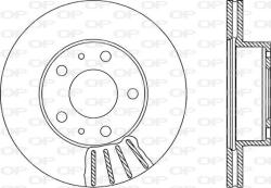 Ferodo Frana disc Disc frana Ferodo DDF767 - compatibil Peugeot, Fiat, Citroën (FERODODDF767)