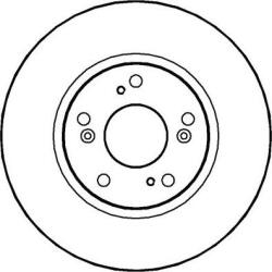 Delphi Frana disc Disc frana Delphi BG3980C (DELPHIBG3980C)