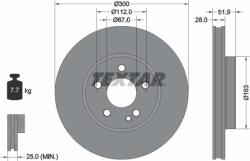 Textar Frana disc Disc frana Textar 92291803 (TEXTAR92291803)