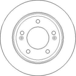 Ferodo Frana disc Disc frana Ferodo DDF2193C - compatibil Hyundai, Kia (FERODODDF2193C)
