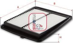 Sofima Filtru aer Sofima S 3C71 A - compatibil Suzuki - Sofima-S 3C71 A (SOFIMAS3C71A)