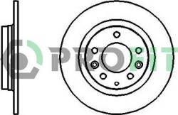 Delphi Frana disc Disc frana Delphi BG3875C (DELPHIBG3875C)