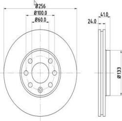 MTR Frana disc Disc frana MTR 12108565 - compatibil Opel, Chevrolet (MTR12108565)