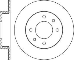 Delphi Frana disc Disc frana Delphi BG3126 - compatibil Nissan (DELPHIBG3126)