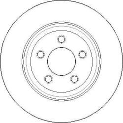 Ferodo Frana disc Disc frana Ferodo DDF1766C-1 - compatibil Chrysler, Lancia (FERODODDF1766C1)