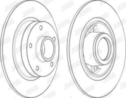 SKF Frana disc Disc frana SKF VKBD 1027 (SKFVKBD1027)