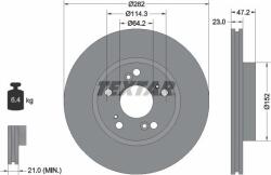 Textar Frana disc Disc frana Textar 92144403 (TEXTAR92144403)