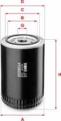 Sofima Filtru ulei Sofima S 9400 R - compatibil Fiat, Rover, Nissan, Volvo - Sofima-S 9400 R (SOFIMAS9400R)