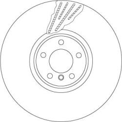 TRW Frana disc Disc frana TRW DF6618S (TRWDF6618S)