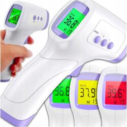 MEMFLOW Érintésmentes Elektronikus Infravörös Orvosi Hőmérő LCD Pontos (TERMOMETR BEZDOTYKOWY PRECYZYJNY MEMFLOW)