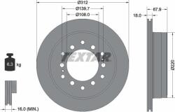 Textar Frana disc Disc frana Textar 92231003 (TEXTAR92231003)