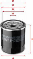 Sofima Filtru ulei Sofima S 3253 R - compatibil Toyota, Lexus, Mini, Vw - Sofima-S 3253 R (SOFIMAS3253R)