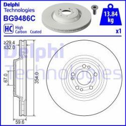 Delphi Frana disc Disc frana Delphi BG9486C (DELPHIBG9486C)