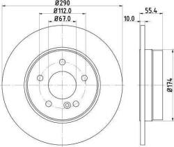 Delphi Frana disc Disc frana Delphi BG3239C (DELPHIBG3239C)