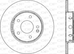 Ferodo Frana disc Disc frana Ferodo DDF540C - compatibil Mercedes-Benz (FERODODDF540C)