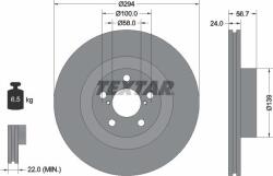 Textar Frana disc Disc frana Textar 92139500 (TEXTAR92139500)