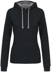 Kariban KA465 LADIES’ CONTRAST HOODED SWEATSHIRT (ka465bl/fg-xs) - polokozpont