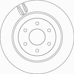 TRW Frana disc Disc frana TRW DF6967 (TRWDF6967)