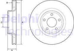 Delphi Frana disc Disc frana Delphi BG4831C - compatibil Gr3Z1125K (DELPHIBG4831C)