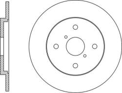 Ferodo Frana disc Disc frana Ferodo DDF1588C - compatibil Daihatsu, Toyota (FERODODDF1588C)