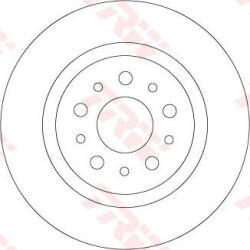 TRW Frana disc Disc frana TRW DF6714 (TRWDF6714)