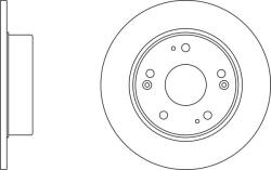 Ferodo Frana disc Disc frana Ferodo DDF1390C - compatibil Honda, Acura (FERODODDF1390C)