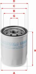 Sofima Filtru ulei Sofima S 3266 R - compatibil Nissan, Infiniti - Sofima-S 3266 R (SOFIMAS3266R)