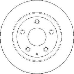 Delphi BG4534C - Disc frana - Brake Disc - Delphi-BG4534C (DELPHIBG4534C)
