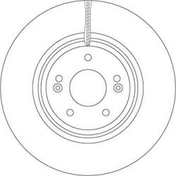 TRW Frana disc Disc frana TRW DF6958S (TRWDF6958S)