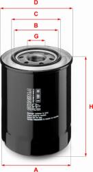 Sofima Filtru ulei Sofima S 1001 DR - compatibil Hyundai, Mitsubishi - Sofima-S 1001 DR (SOFIMAS1001DR)