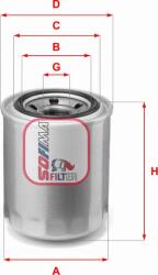 Sofima Filtru ulei Sofima S 4900 R - compatibil Mazda - Sofima-S 4900 R (SOFIMAS4900R)