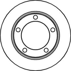 Ferodo Frana disc Disc frana Ferodo DDF092 - compatibil Lada, Chevrolet (FERODODDF092)