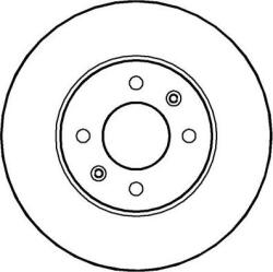 TRW Frana disc Disc frana TRW DF4839 (TRWDF4839)