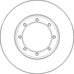 Delphi Frana disc Disc frana Delphi BG4344 - compatibil Renault, Opel, Vauxhall, Nissan (DELPHIBG4344)