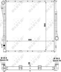 AIC Control al dinamicii de rulare AIC 55330 - compatibil Bmw (AIC55330)