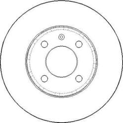 Ferodo Frana disc Disc frana Ferodo DDF2184 (FERODODDF2184)