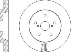 Delphi BG9055 - DISC FRANA - compatibil Subaru - Delphi-BG9055 (DELPHIBG9055)