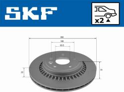 SKF Frana disc Disc frana SKF VKBD 90084 V2 (SKFVKBD90084V2)