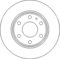 Delphi Frana disc Disc frana Delphi BG4164 - compatibil Iveco (DELPHIBG4164)
