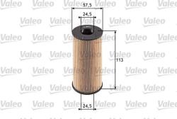 Valeo Filtru ulei Valeo 586529 - compatibil Renault, Nissan, Opel, Vauxhall (VALEO586529)