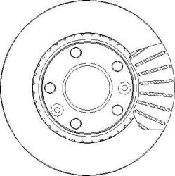 Delphi Frana disc Disc frana Delphi BG4455 (DELPHIBG4455)