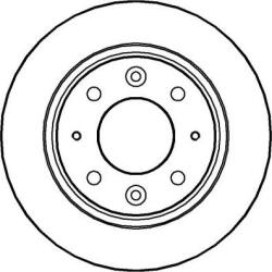 Delphi Frana disc Disc frana Delphi BG3336 - compatibil Kia (DELPHIBG3336)