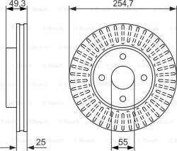 Ferodo Frana disc Disc frana Ferodo DDF1309C - compatibil Toyota (FERODODDF1309C)