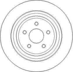 Textar Frana disc Disc frana Textar 92292503 (TEXTAR92292503)